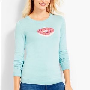 Talbots Sprinkle Donut Sweater